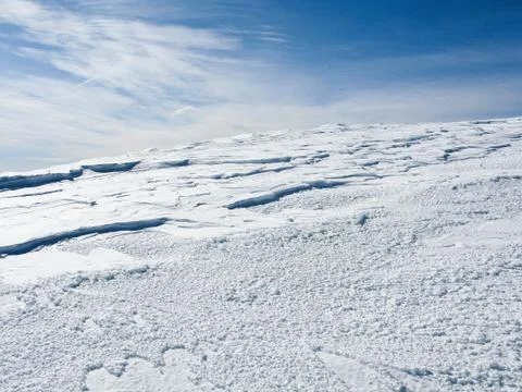 Snow mountain pyrenees Foto stock