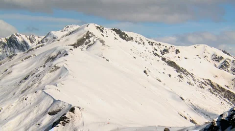 Snow mountain ridge  Stock Footage 907790