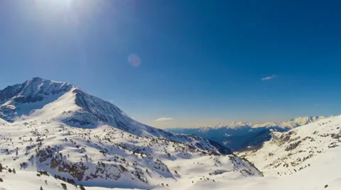 Snow Mountain view Stock Footage 37631303
