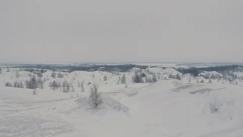 Snow mountains aero 1 Stock Footage 107050822