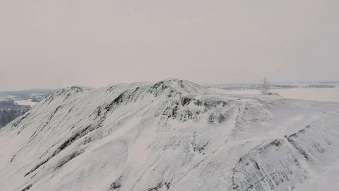 Snow mountains aero 2 Stock Footage 107050812