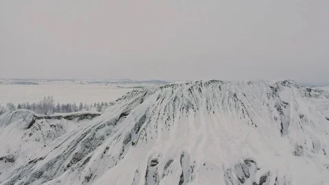 Snow mountains aero 4 Stock Footage 107050802