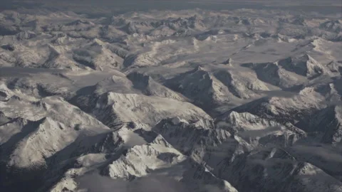 Snow Mountains Alaska Video stock 232865565