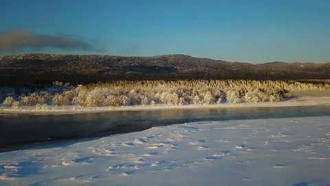 Snow mountains Stock Footage 104092990