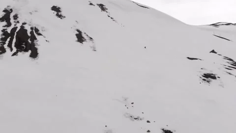 Snow on mountains Stock Footage 314908318