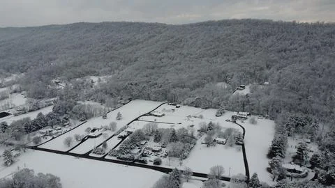 Snow in mountains Stock Photos