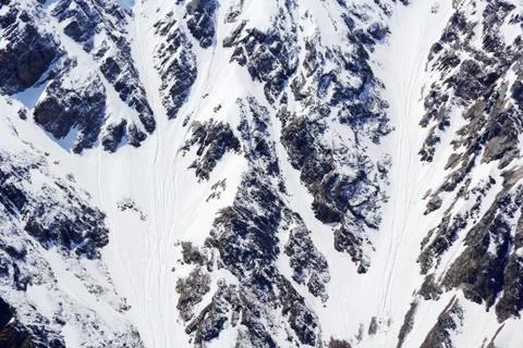 Snow mountains texture Stock Photos