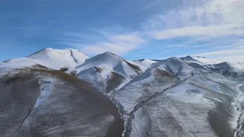 Snow mountains winter Stock Footage 237159188