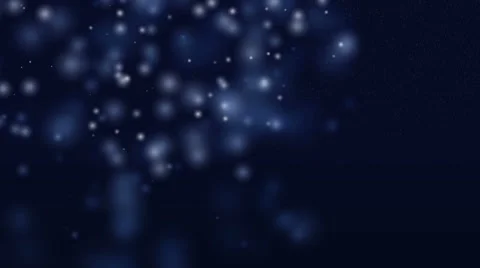 Snow, moving particles blue background, UHD 4k 3840x2160. Stock Footage 59913800