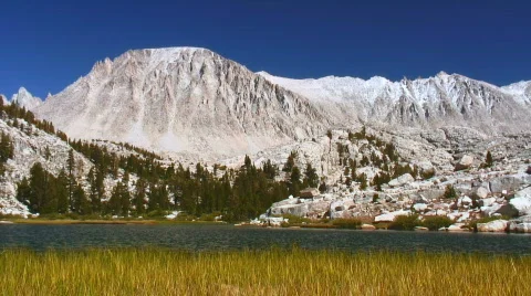 Snow on Mt. Whitney Stock Footage 278407