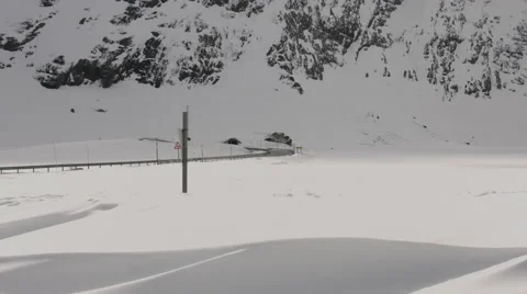 Snow Norwegian mountains Stock Footage 50376281