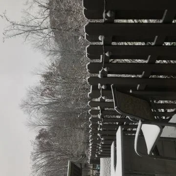 Snow in Ohio Foto stock
