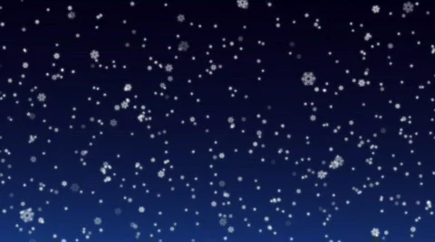 Snow over blue with alpha Stock Footage 687709