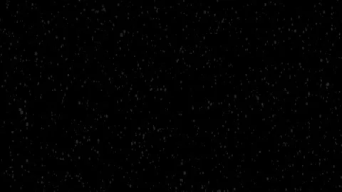 Snow overlay effect, Falling snow flakes on black background. Stock Footage 285142836