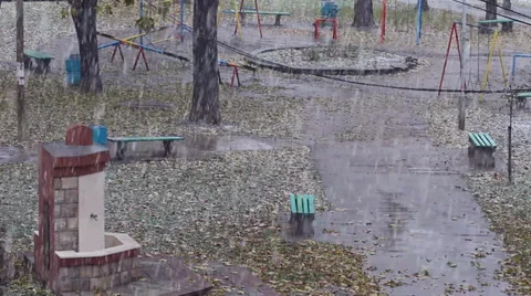 Snow park Stock Footage 33400371