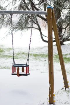 Snow in the Park Fotos de archivo