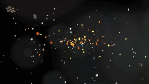 Snow particles 137 Video stock 224433794