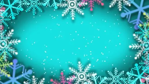 Snow particles background with copy space Stock Illustration