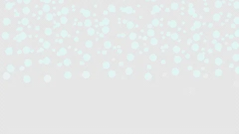 Snow particles falling down top border video overlay Stock Footage 333110307