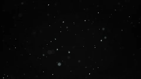 Snow Particles Falling From the Night Sky Stock Footage 81835890