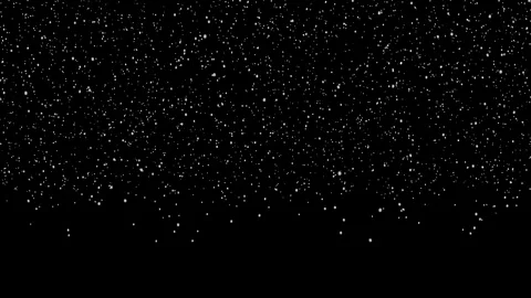 Snow Particles Falling From the Night Sky and disappearson ground Stock Footage 106910110