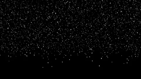Snow Particles Falling From the Night Sky and disappearson ground Stock Footage 106910331