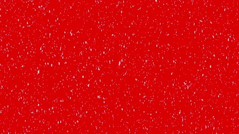 Snow particles falling on a red background Stock Footage 323505727