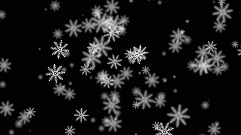 Snow particles moving on blur background Stock Footage 222934995