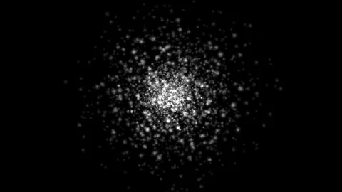 Into The Snow particles overlay Stock Footage 259475270