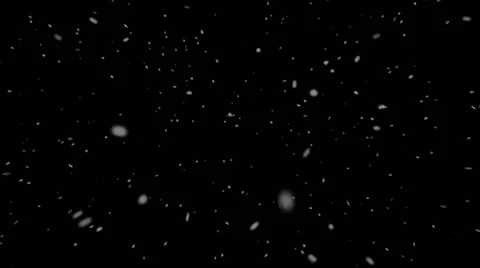 Snow particles overlay loop Stock Footage 68510532