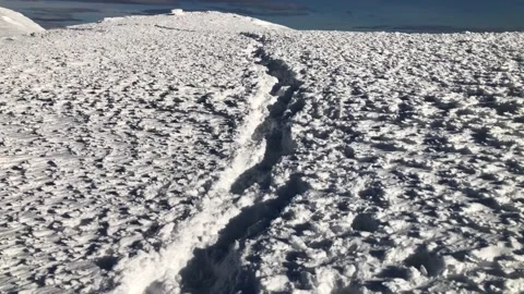 Snow Path Stock Footage 168840414