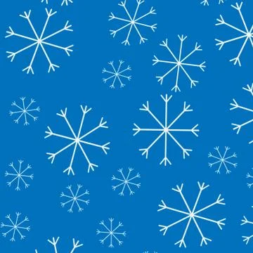 Snow pattern background Stock Illustration