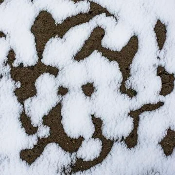 Snow Pattern at the beach Stock Photos
