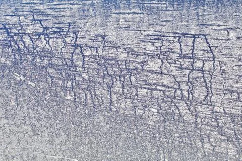 Snow pattern on a car Stock Photos