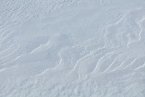 Snow patterns. Stock Photos