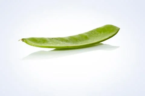 Snow peas, close up Stock Photos