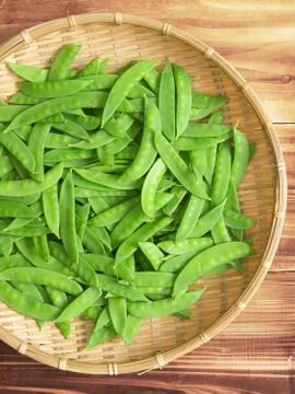 Snow peas Stock Photos