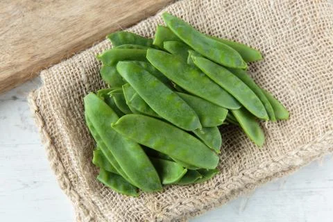 Snow peas Stock Photos