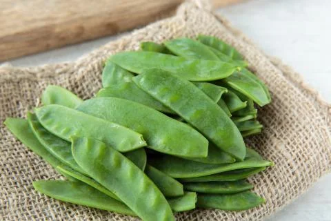 Snow peas Stock Photos