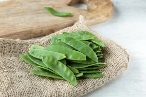 Snow peas Stock Photos