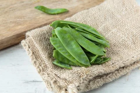 Snow peas Stock Photos
