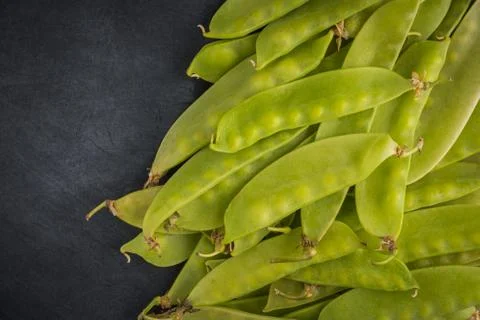 Snow peas Foto stock