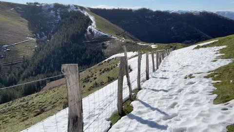 Snow in Peñas de Aya Stock Footage 157741781