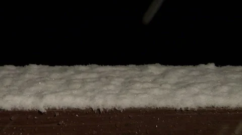 Snow Piles Up Stock Footage 54757874