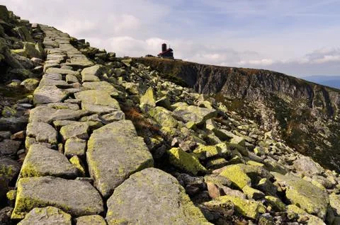 Snow pit Stock Photos