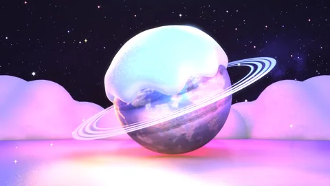 Snow planet Stock Footage 247948435