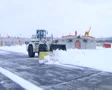 Snow Plow Clearing Lot 02 SD Footage