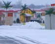 Snow Plow Clearing Lot SD Footage