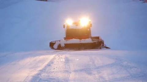 Skiing Snow Truck Stock Footage ~ Royalty Free Stock Videos | Pond5