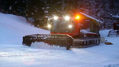 Skiing Snow Truck Stock Footage ~ Royalty Free Stock Videos | Pond5